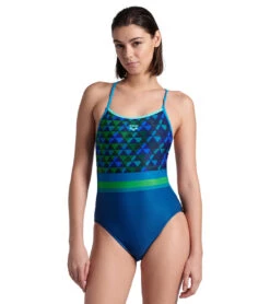 Arena Women's Lydia Jacoby Pyramid Lace Back One Piece Swimsuit 19 Arena Women's Lydia Jacoby Pyramid Lace Back One Piece Swimsuit -Swimming Equipment Shop 8652257853608 2t