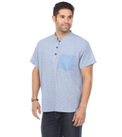 Yak & Yeti Men's Button Up Kurta Shirt