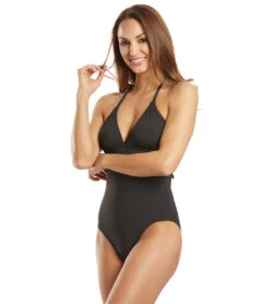 Carve Designs Dahlia One Piece Swimsuit (D/DD Cup) 38 Carve Designs Dahlia One Piece Swimsuit (D/DD Cup) -Swimming Equipment Shop 8652311494824 black 5a