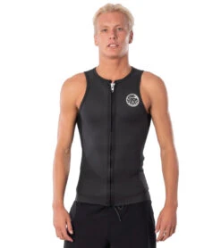 Rip Curl Men's 1.5mm Dawn Patrol Front Zip Wetsuit Vest -Swimming Equipment Shop 8652318474408 2t