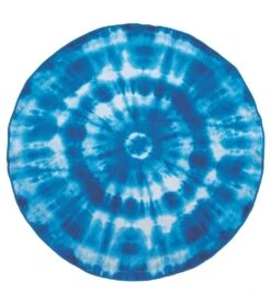 Dohler Round Velour Beach Towel 63" -Swimming Equipment Shop 8652324864168 tiedyeblue 1a