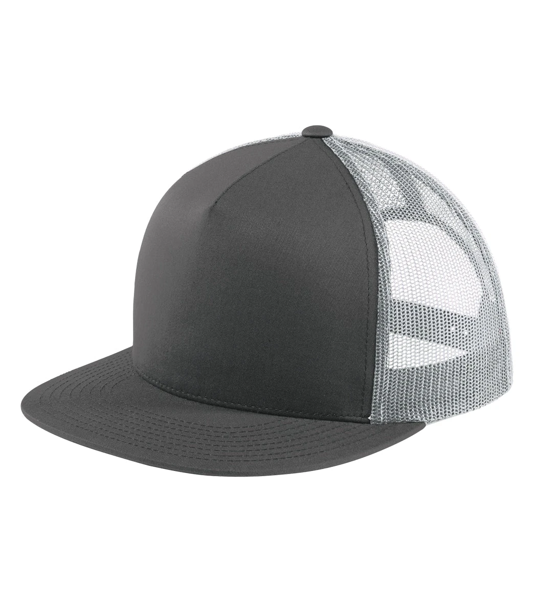 SwimOutlet Flat Bill Trucker Hat 18 SwimOutlet Flat Bill Trucker Hat - Image 16
