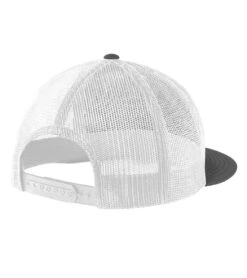 SwimOutlet Flat Bill Trucker Hat 39 SwimOutlet Flat Bill Trucker Hat -Swimming Equipment Shop 8652359663784 graphitewhite 3a