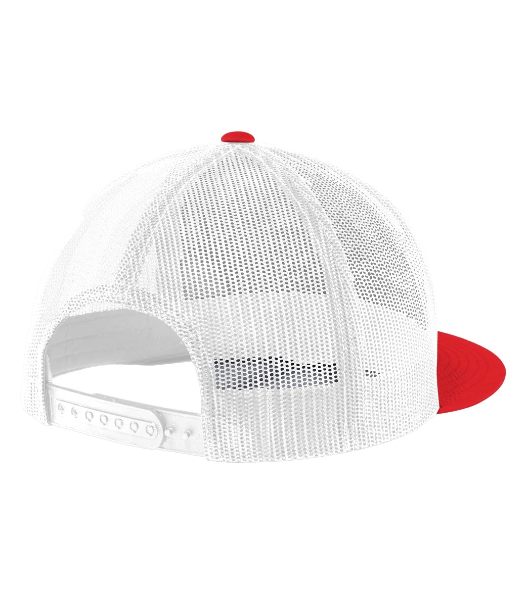 SwimOutlet Flat Bill Trucker Hat 15 SwimOutlet Flat Bill Trucker Hat - Image 13