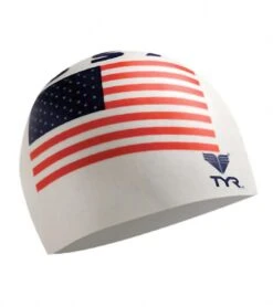 TYR USA Silicone Swim Cap