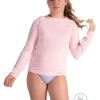Bloq UV Youth Crew Neck Long Sleeve UPF 50 Swim Shirt -Swimming Equipment Shop 8652600279208 ticklemepink