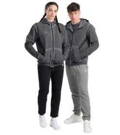 Arena Unisex Icons Front Hooded Zip Jacket -Swimming Equipment Shop 8652619579560 delaveblackwhite 8a