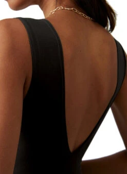 Free People Keep It Sleek Bodysuit -Swimming Equipment Shop 8652660670632 black 4a