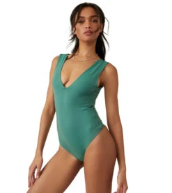Free People Keep It Sleek Bodysuit -Swimming Equipment Shop 8652660670632 forestroad