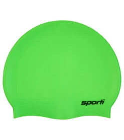 Sporti Kids' Solid Neon Silicone Swim Cap -Swimming Equipment Shop 8652747112616 2t