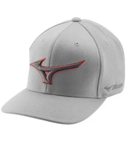 Mizuno Diamond Snapback -Swimming Equipment Shop 8652958335144 greyred