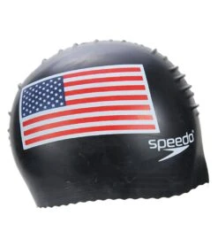 Speedo USA Flag Latex Swim Cap -Swimming Equipment Shop 8653113589928 2t