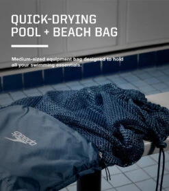 Speedo Ventilator Mesh Bag -Swimming Equipment Shop 8653114835112 black 7a