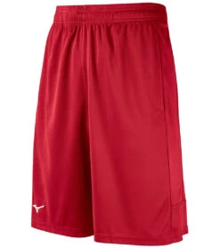 Mizuno Boys' Foray Training Short -Swimming Equipment Shop 8653134528680 red 1a