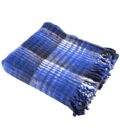 Hugger Mugger Recycled Plaid Blanket 33 Hugger Mugger Recycled Plaid Blanket -Swimming Equipment Shop 8653308756136 blue