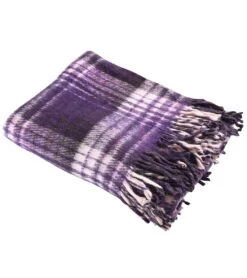 Hugger Mugger Recycled Plaid Blanket 25 Hugger Mugger Recycled Plaid Blanket -Swimming Equipment Shop 8653308756136 purple 1a