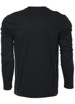 PrAna Men's Long Sleeve Tee -Swimming Equipment Shop 8653430259880 black 2a