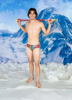 Sporti Granny Sweater 12 Days Of Christmas Brief Swimsuit (26-40)