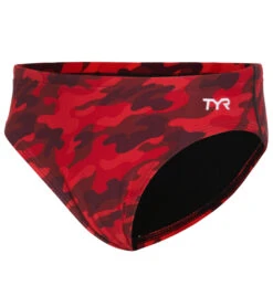 TYR Boys' Camo Racer Brief Swimsuit 24 TYR Boys' Camo Racer Brief Swimsuit -Swimming Equipment Shop 8663924146344 redcamo 1a