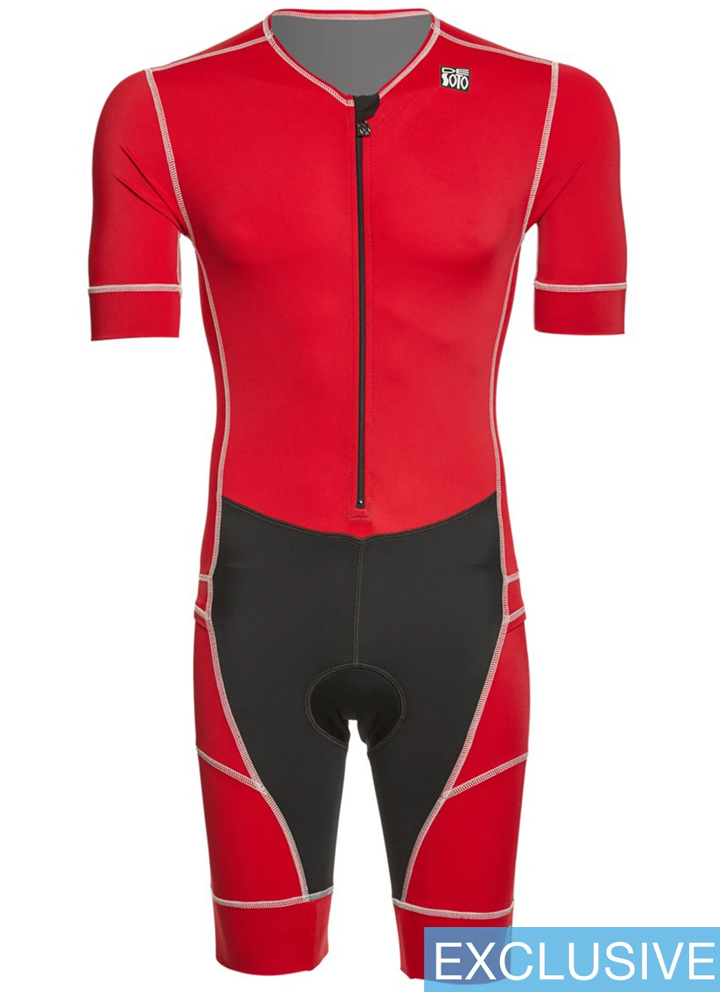 DeSoto Men's Mobius Short Sleeve Custom Tri Suit (SwimOutlet Exclusive) 13 DeSoto Men's Mobius Short Sleeve Custom Tri Suit (SwimOutlet Exclusive) - Image 11