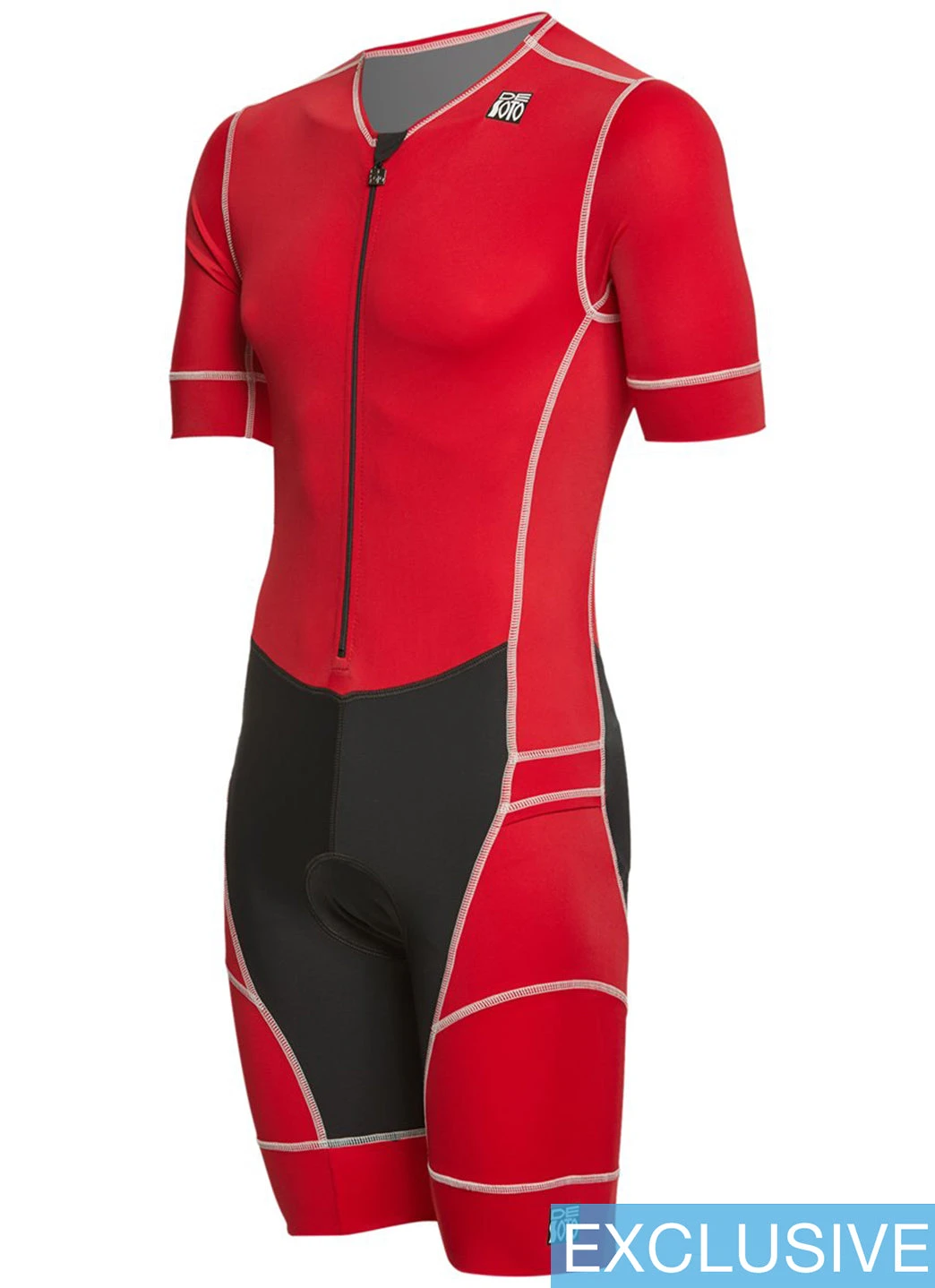 DeSoto Men's Mobius Short Sleeve Custom Tri Suit (SwimOutlet Exclusive) 4 DeSoto Men's Mobius Short Sleeve Custom Tri Suit (SwimOutlet Exclusive) - Image 2