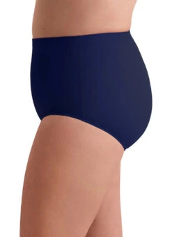 Shape Solver By Penbrooke Women's Plus Size Divine Solids Bottoms Basic Bikini Bottom -Swimming Equipment Shop 8666034307240 newnavyblue 2a