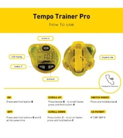 FINIS Tempo Trainer Pro -Swimming Equipment Shop 8666512457896 yellow 5a
