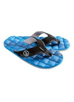 Volcom Boys' Recliner Flip Flops (Big Kid) -Swimming Equipment Shop 8667105362088 marinablue