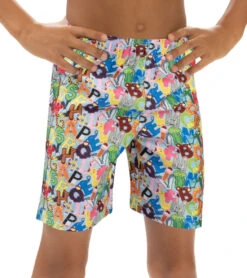 Doflin Boys' Printed Elastic Waist Swim Trunks (Toddler, Little Kid) -Swimming Equipment Shop 8667139735720 alphabetsoup