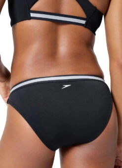 Speedo Women's Performance Two Piece Swimsuit Set -Swimming Equipment Shop 8667190329512 blacksilver 6a