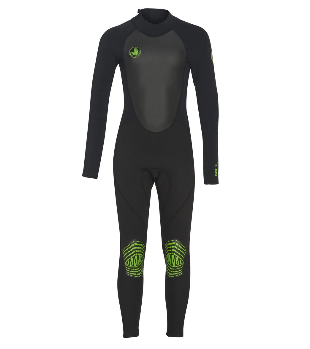 Body Glove Youth 3/2 Mm PRO 3 Back Zip Fullsuit Wetsuit 6 Body Glove Youth 3/2 Mm PRO 3 Back Zip Fullsuit Wetsuit - Image 4