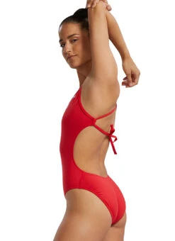 TYR Women's Guard Durafast Elite Crosscutfit One Piece Swimsuit -Swimming Equipment Shop 8670747001000 red 2a