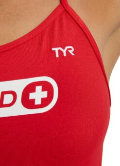 TYR Women's Guard Durafast Elite Crosscutfit One Piece Swimsuit -Swimming Equipment Shop 8670747001000 red 5a