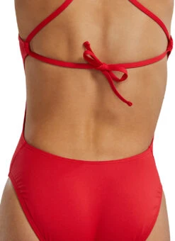 TYR Women's Guard Durafast Elite Crosscutfit One Piece Swimsuit -Swimming Equipment Shop 8670747001000 red 8a