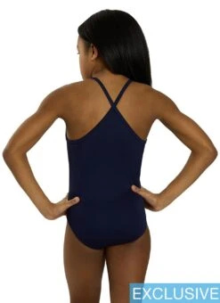 TYR Girls' Solid Durafast Elite Addy Diamondfit One Piece Swimsuit (Little Kid, Big Kid) 19 TYR Girls' Solid Durafast Elite Addy Diamondfit One Piece Swimsuit (Little Kid, Big Kid) -Swimming Equipment Shop 8671242027176 navy 3a