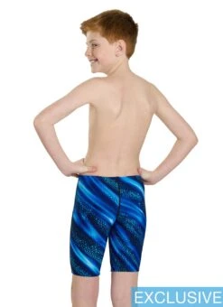TYR Boys' Durafast Elite Venom Jammer (Little Kid, Big Kid) 37 TYR Boys' Durafast Elite Venom Jammer (Little Kid, Big Kid) -Swimming Equipment Shop 8671245435048 blackblue 3a