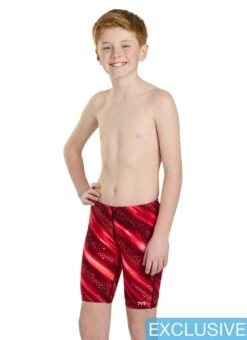 TYR Boys' Durafast Elite Venom Jammer (Little Kid, Big Kid) 28 TYR Boys' Durafast Elite Venom Jammer (Little Kid, Big Kid) -Swimming Equipment Shop 8671245435048 blackred 5a