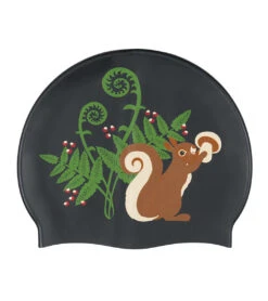 Sporti Forest Friends Silicone Swim Cap -Swimming Equipment Shop 8672876921000 forestfriends 2a