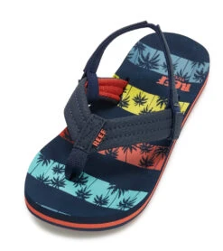 Reef Kids' Ahi Sandal -Swimming Equipment Shop 8673277608104 nvypalmsstripe 1a
