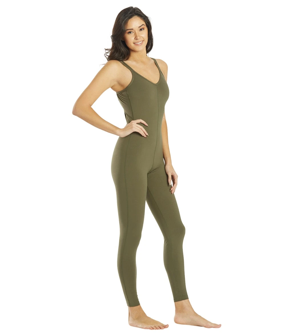 Everyday Yoga Strappy Back Long Leotard 28" 4 Everyday Yoga Strappy Back Long Leotard 28" - Image 3