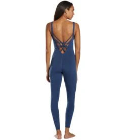 Everyday Yoga Strappy Back Long Leotard 28" 35 Everyday Yoga Strappy Back Long Leotard 28" -Swimming Equipment Shop 8675154395304 truenavy 1a