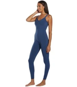 Everyday Yoga Strappy Back Long Leotard 28" 39 Everyday Yoga Strappy Back Long Leotard 28" -Swimming Equipment Shop 8675154395304 truenavy 5a