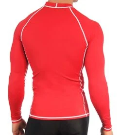 Sporti Guard Men's L/S Sport Fit Rash Guard 37 Sporti Guard Men's L/S Sport Fit Rash Guard -Swimming Equipment Shop 8678555517096 redred 4a