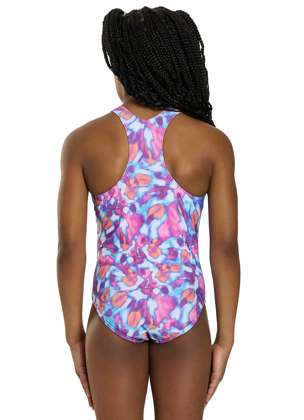 TYR Girls' Print Ella Maxfit Durafast Elite One Piece Swimsuit (Little Kid, Big Kid) 7 TYR Girls' Print Ella Maxfit Durafast Elite One Piece Swimsuit (Little Kid, Big Kid) - Image 5