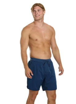 Sporti Men's Stretch Short With Compression Liner -Swimming Equipment Shop 8680745959592 navy 2a