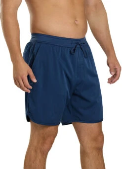 Sporti Men's Stretch Short With Compression Liner -Swimming Equipment Shop 8680745959592 navy 7a