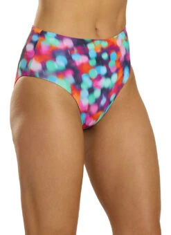 TYR Women's Daystar Arielle High Waist Bikini Bottom -Swimming Equipment Shop 8681327755432 prismatic 2a