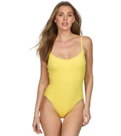 Anne Cole Live In Color Vintage Lingerie One Piece Swimsuit -Swimming Equipment Shop 8682440032424 lemon