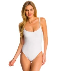 Anne Cole Live In Color Vintage Lingerie One Piece Swimsuit -Swimming Equipment Shop 8682440032424 white