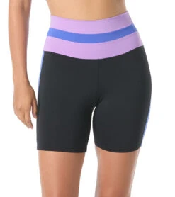 Beach House Women's Color Block Jersey Paloma Beach Imagine High Waist Swim Short 20 Beach House Women's Color Block Jersey Paloma Beach Imagine High Waist Swim Short -Swimming Equipment Shop 8683643732136 black 1a